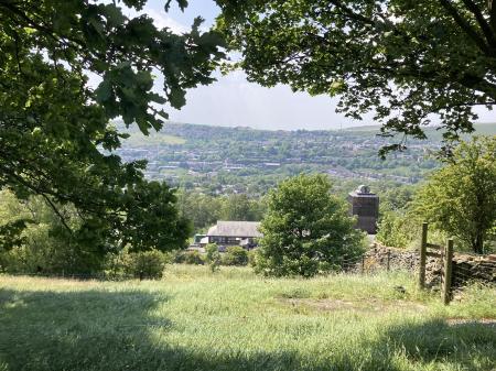 View to Buckton Castle Water Works from the hill